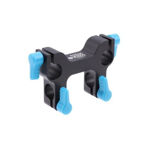 FOTGA DP3000 Mount Bracket Rail Block Rod Clamp for 15mm Rod DSLR HDV Rig System