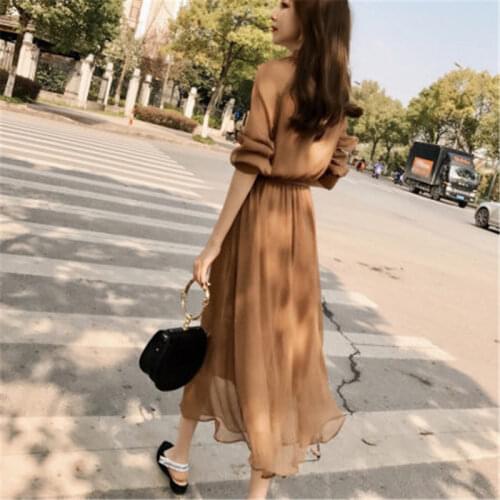 2020 new fashion Slim Large Size Womens court style Dress Spring Summer Fake Two-piece Suit Dress m328