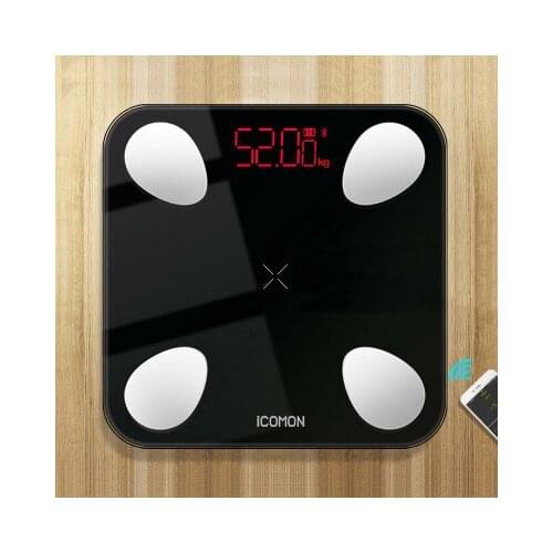 New 25 Body Index Digital Bathroom Scale Floor Smart Body Weight Scale Bluetooth Fat Measuring bmi Mi Scale USB Built-in Battery