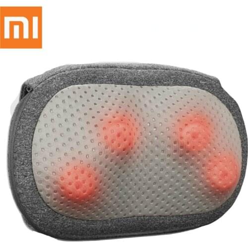 Original Xiaomi Lefan Smart Wireless Temperature 3D Massage Pillow PTC Hot Compress Interface Autorotation One-touch Operation