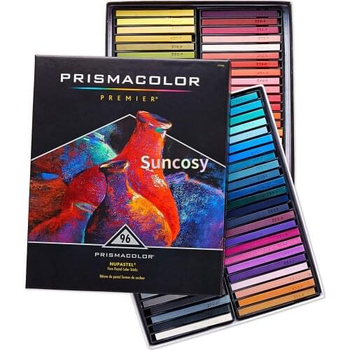 Prismacolor 27055 Premier NuPastel Firm Pastel Color Sticks, 96-Count,Multicolor