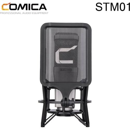 COMICA STM01 Large Diaphragm Professional Podcast Set Streaming Vocal Condenser Microphone for Computer Brocasting YouTube
