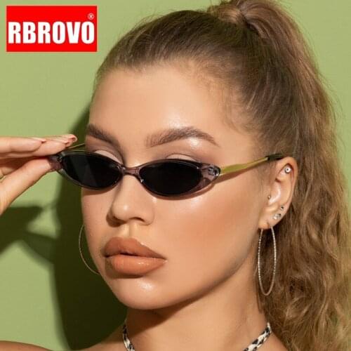 RBROVO 2021 Cat Eye Women Sunglasses Luxury Brand Glasses For Women/Men Metal Eyeglasses Women Cateye Gafas De Sol Para Hombre