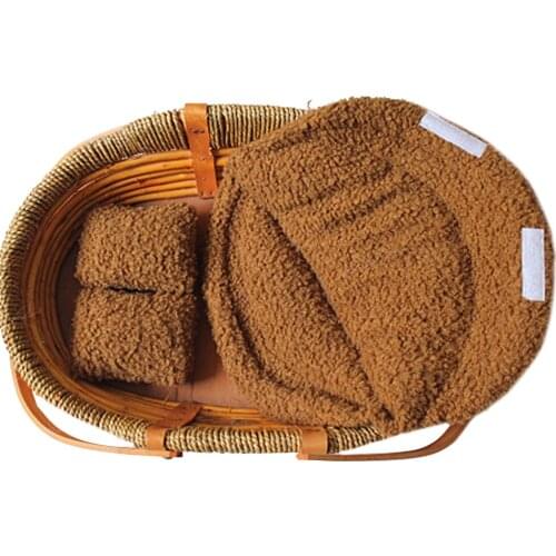 Newborn Photography Props Baby Hats Caps Posing Pillow Newborn Basket Props Baby Photography Studio Baby Photoshoot Accessories