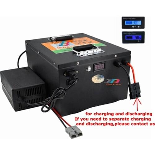 Steel Shell 72v 60Ah 72v battery 3000w inverter 3600w EV solar energy RV motorhome caravan rv power supply + fast 5A charger