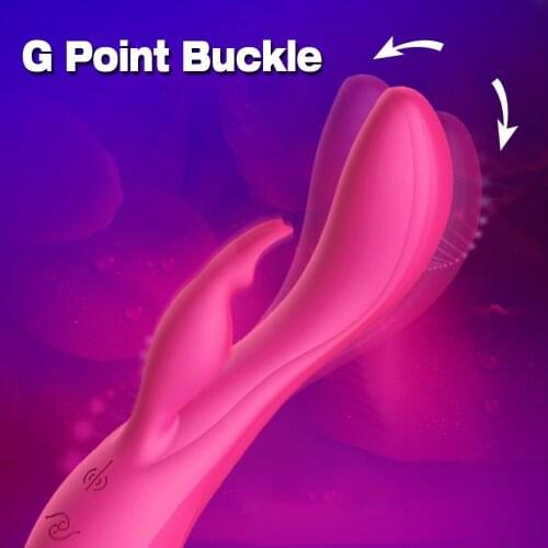 Citoris stimulation G point buckle and vibration massage USB charging vibrator women Masturbator