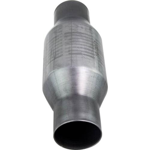 2 Pieces 2.5" Universal Catalytic Converter High Flow Stainless 410250