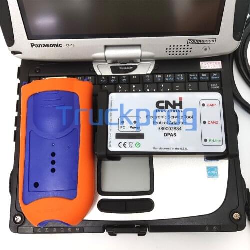 V9.4 CNH EST NEW holland CASE+JD Service EDL V2 Advisor Electronic Data Link EDL tractor Truck diagnostic+CF19 laptop