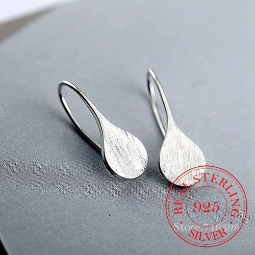 100% 925 Sterling Silver Leaf Earring for Women 2020 Korean Wedding Jewelry Simple Korean Stud Earring Pendientes Bijoux