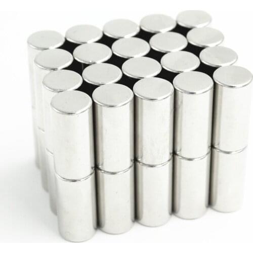 200pcs Neodymium N35 Dia 10mm X 20mm Strong Magnets Tiny Disc NdFeB Rare Earth For Crafts Models Fridge Sticking magnet 10x20mm