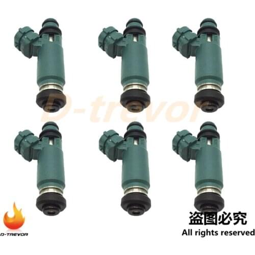 6PCS OEM 195500-3920 Fuel Injectors Nozzle For Subaru Impreza WRX 16611-AA521 2002-2005 2.0L 16611-AA521