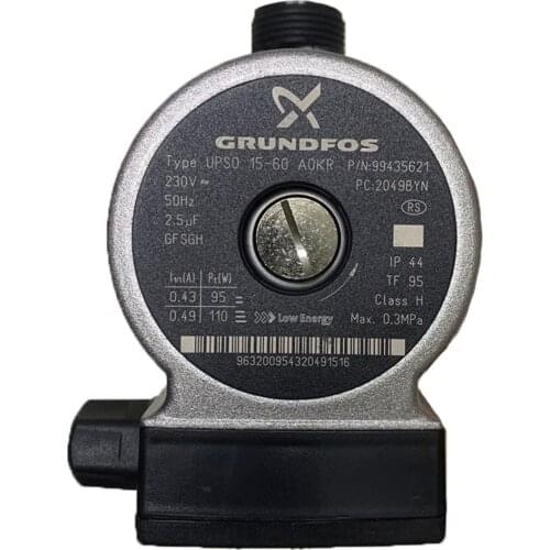 99435621 - Boiler Pump Assembly For Grundfos UPSO 15-60 110 Watt , Baxi Luna3, Eco 3, ECO 4,Hotpoint Genus 27,Genus 23