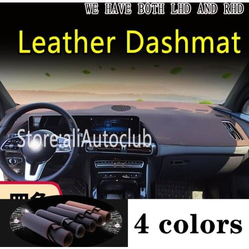 For Mercedes-Benz EQC (N293) 2019 2020 2021 Accessories Leather Dashmat Car Styling Covers Dash Mat Dashboard Cover Carpet