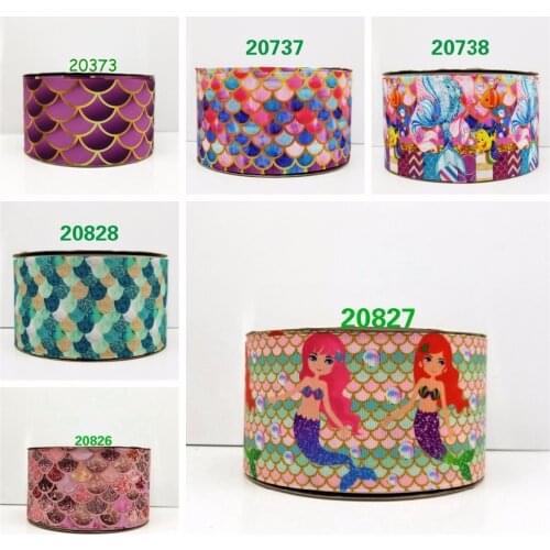 Free shipping 50 yard cartoon printed grosgrain ribbon 20828