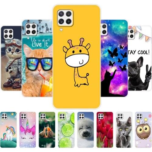 For Samsung A22 Case Phone Back covers For Samsung Galaxy A22 5G 4G GalaxyA22 A 22 Bumper Soft Tpu Silicon Case Funda Etui Bag