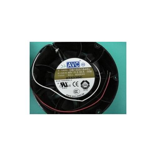 AVC DB15051B48U 150mmRound48VDual three- ball telecom power supplies with fans- Cooling fan