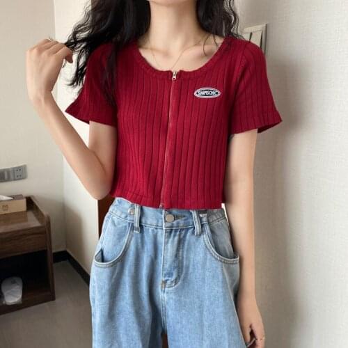T-Shirt Women 2021 Camisetas Tee Femme Poleras Mujer Corta Short Sleeve Tees Koszulki Damskie Black Red Fashion A133
