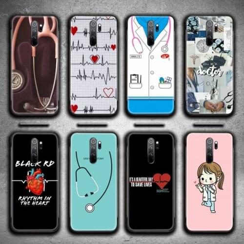 Greys Anatomy Nurse Doctor Phone Case for Redmi 9A 8A 7 6 6A Note 9 8 8T Pro Max Redmi 9 K20 K30 Pro