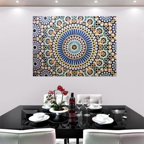 Islamic Mosque Canvas Painting Print Living Room Home Decoration Modern Wall Art Oil Painting Poster Pictures Accessories Art