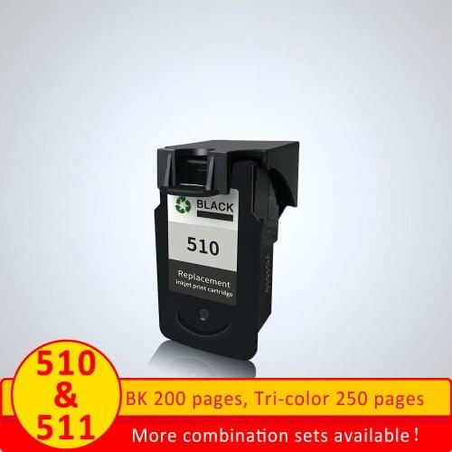 XiangYu Compatible 510XL Ink Cartridge Replacement for Canon PG510 PG-510 PG 510 for Pixma MP240 MP250 MP260 MP270 MP280 240