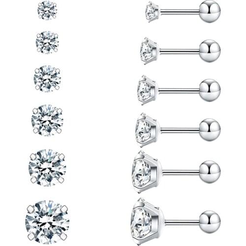 Серьги-гвоздики KIMISCAR China At AliExpress