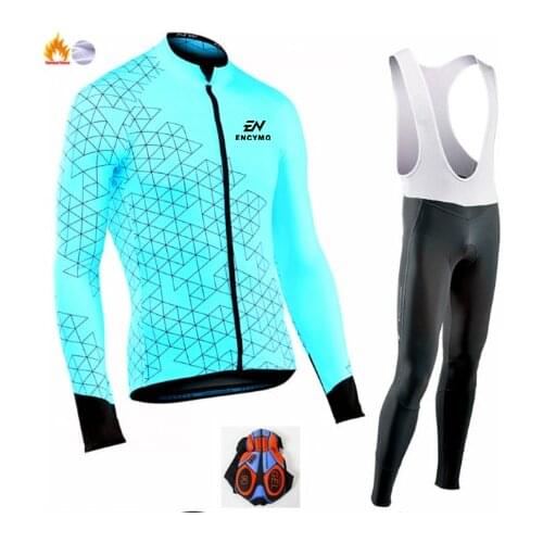 Pro Team 2022 Cycle Clothing Sets Men Long Sleeve MTB Bike Clothing Maillot Ropa Ciclismo Hombre Bicycle Wear GEL Bib Pants
