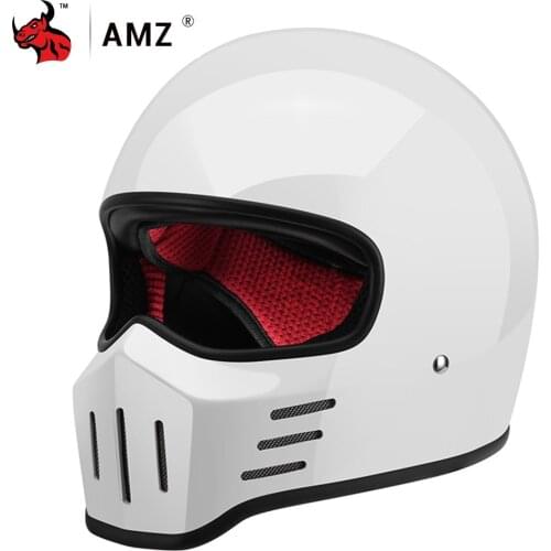 AMZ Motorcycle Helmet Summer Racing Motocross Riding Helmet Casco Moto Off-Road Full Helmet Safety DOT Certification Casque Moto