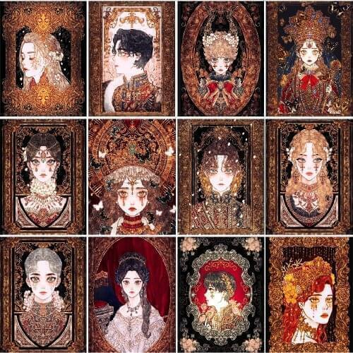 Full Square/Round Cartoon Lolita Portrait 5D DIY Diamond Painting Embroidery Mosaic Kit Rhinestone Home Decoration High Quality