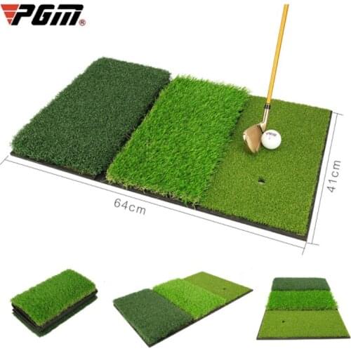 PGM Golf Three Color Mini Hitting Mat 3in1 Fairway Exercise Swing Practice Cutting Training DJD024 Wholesale