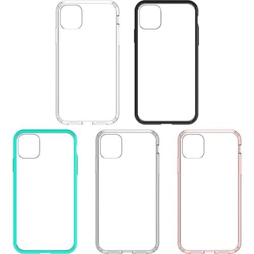 30pcs Transparent Shockproof Acrylic Case Silicone Hard PC Clear Cover For iPhone 13 Pro Max 12 Mini 11 XS XR X 8 7 6 Plus SE