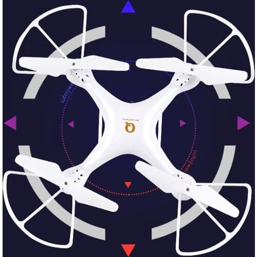 RC Quadcopter Fly Drone Toy 2.4GH Remote Control w/ LED Lights for Beginners