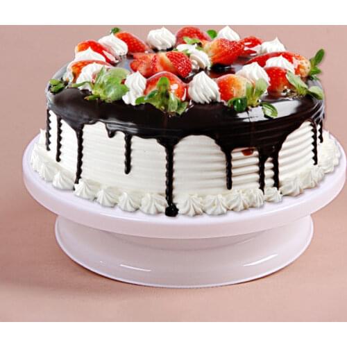 DIY Cake Turntable Baking Silicone Mold Cake Plate Rotating Round Cake Decorating Tools Rotary Table Pastry Supplies Cake Stand