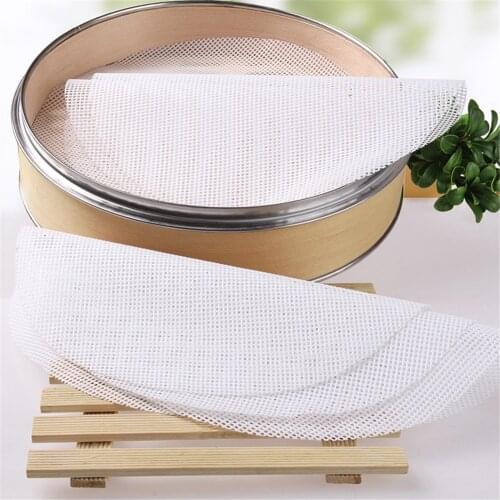 1Pcs Silicone Steamer Non-Stick Pad Round Dumplings Mat Baking Tools Steamed Buns Baking Pastry Pad Dim Sum Mesh Tools