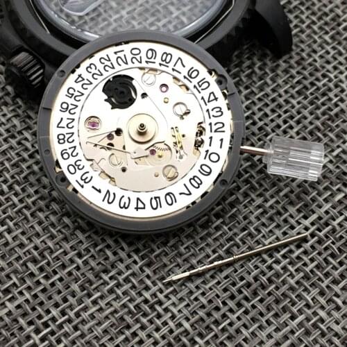 Replacement mechanical watch NH35A watch movement white date high precision winding