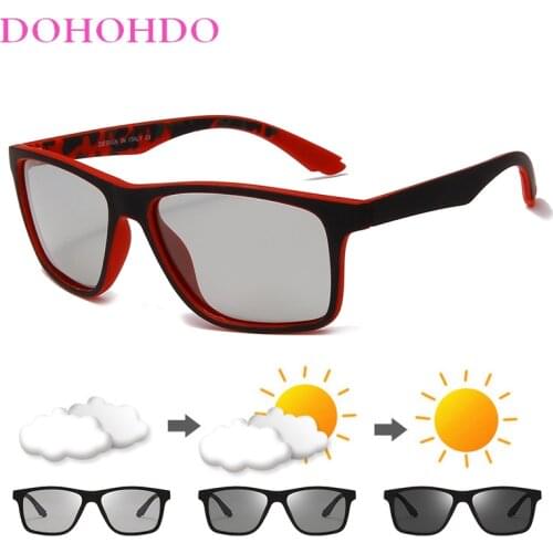 Luxury Photochromic Sunglasses Men Polarized Fishing Glasses Brand Vintage Chameleon Driving Sunglass Retro Male Gafas De Sol
