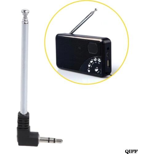 3.5mm Radio Receiver Antenna Stainless Steel Multi-Purpose Interface FM Radio May06
