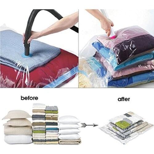 Vacuum bag 10 pieces Set 2 sizes 6 pieces 40x60 and 4 pieces 60x80 sturdy for storing clothes, quilts and bed linen Vacuum bag f