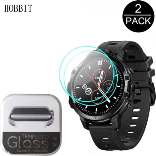 2PCS 2.5D Tempered Glass For Zeblaze THOR 6 THOR6 Smart Watch 1.6Inch 0.3MM HD Clear Scratch Resistant Water-proof Guard Glass