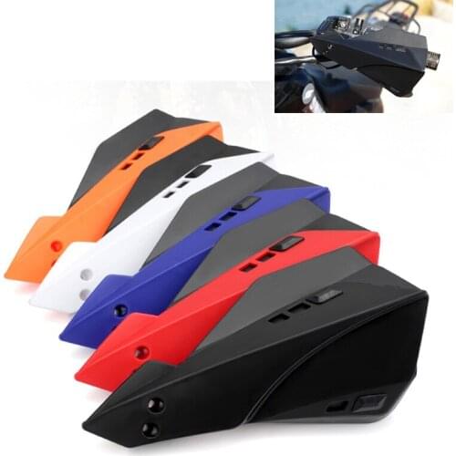 1 Pair Motorcycle Handguard Universal for Kawasaki Honda Suzuki Vespa Yamaha Motorbike Protection Nondestructive Installation