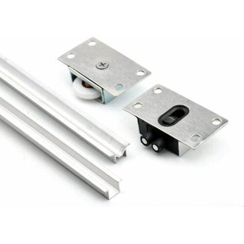 1pc 304 stainless steel 338 wardrobe door pulley push-pull silent wheel furniture cabinet sliding door wheel