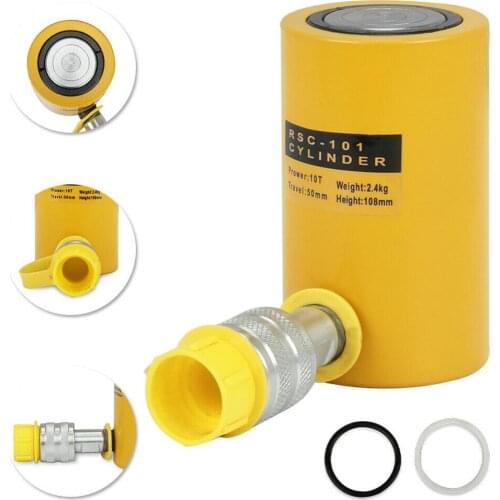 10 TON Hydraulic Cylinder RSC-101 Hydraulic Jack 2"(50mm) Stroke Single Acting Lift Cylinder UK EU US Stock