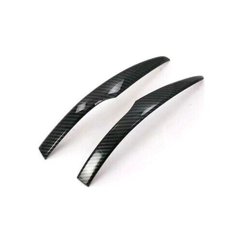 2* Carbon Fiber Look Rearview Side Door Mirror Stripe Cover For Benz A Class 19