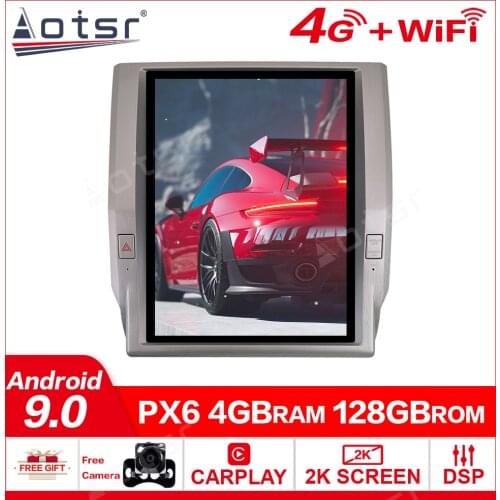 128G Tesla Screen Carplay For 2014 2015 2016 2017 Toyota Tundra Android 9 Car Multimedia Player GPS Audio Radio Stereo Head Unit