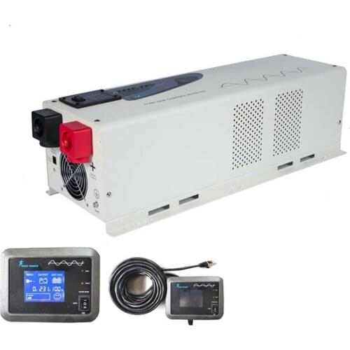 Free shipping 24v/48v low frequency 4000w air conditioner inverter,off grid pure sine wave inverter charger