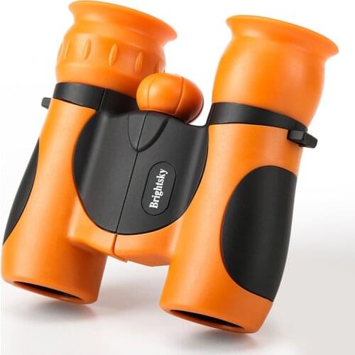 8x21 Compact Zoom Children Binoculars Long Range Folding HD Powerful Mini Telescope Optics Hunting Sports Black Kids Telescope