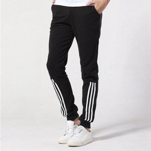 Spring Autumn Men Casual Sweatpants Mens Sportswear Joggers Striped Pants Fashion Male Skinny Slim Fitted Gyms Harem Pants 5XL