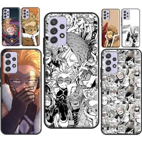 BNHA Hawks Coat Anime Case For Samsung A71 A51 A41 A31 A20e A21S M31 A02 A30 S A40 A50 A70 A12 A72 A52 Cover