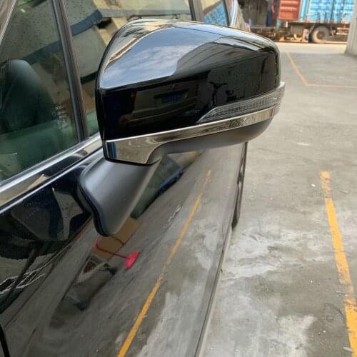 For Subaru Forester SK 2018 2019 2020 Chrome Car Rearview Mirror Strip Cover Trim Decorate Frame Moulding accessories