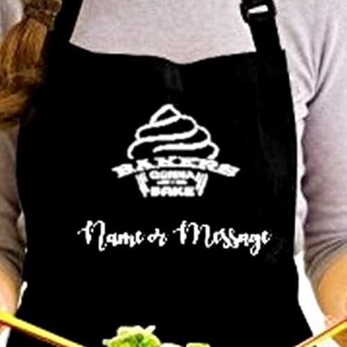 Custom Summer Creative womans Apron,Funny Grill Apron,Personalized Bakers gonna bake,Modern Humorous Apron,cooking BBQ gifts