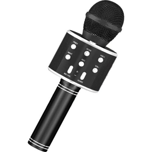 HFES Bluetooth Karaoke Wireless Microphone,Wireless Portable Karaoke Machine,Handheld Microphone Speaker Party Children Gift